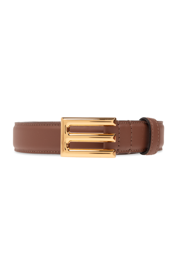 Leather belt with logo od Etro
