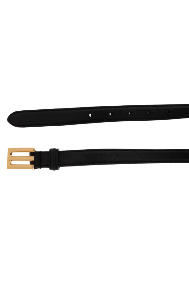 Etro Leather belt with logo
