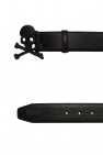 Philipp Plein BLACK Leather belt
