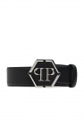 Philipp Plein BLACK Belt with logo