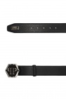Philipp Plein BLACK Belt with logo