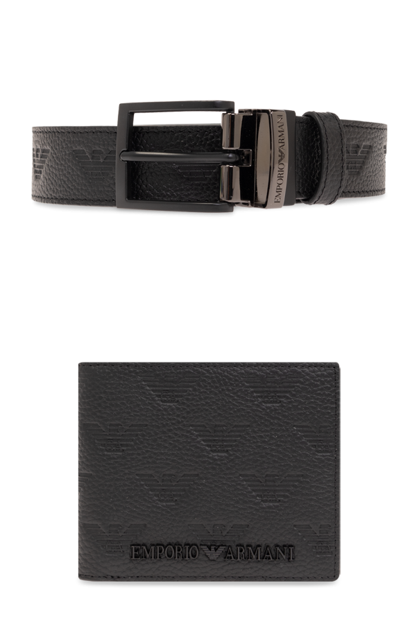 Emporio Armani Set: wallet and belt