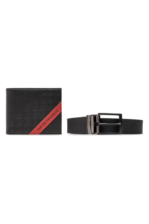 Wallet & belt set od Emporio Armani