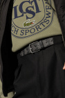 Lacoste BLACK Patterned belt