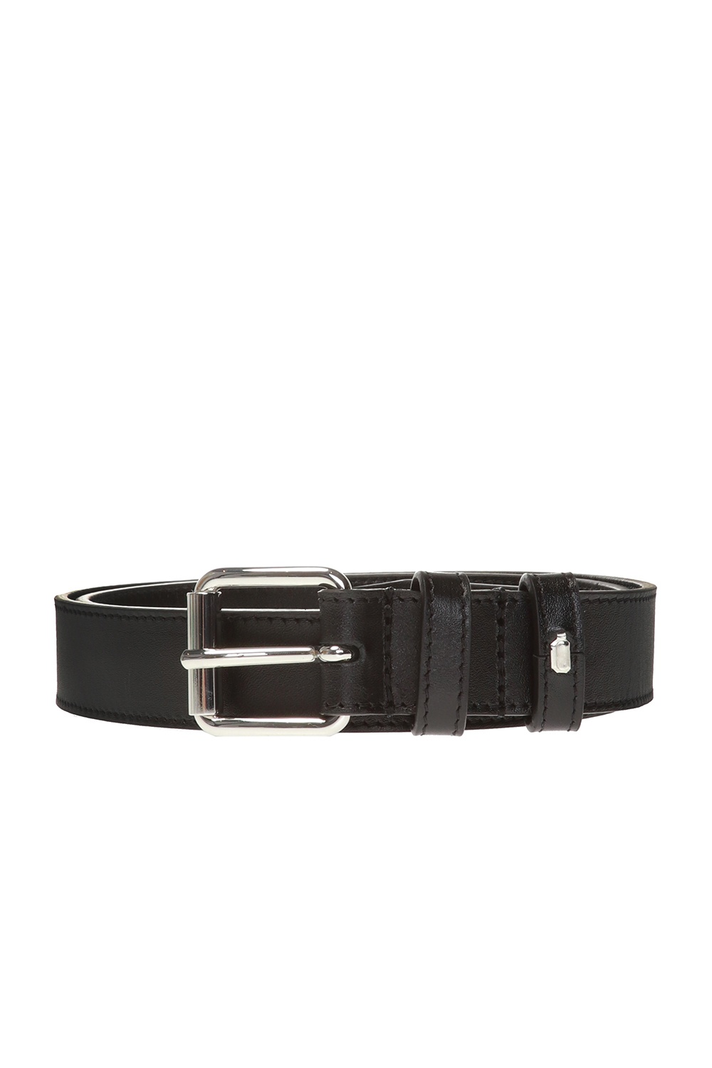 Black Leather belt with logo Off-White - Vitkac HK
