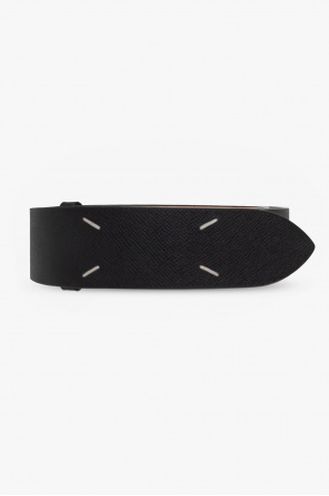 Leather belt with logo od Maison Margiela