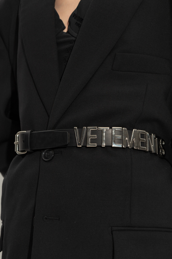 VETEMENTS Pasek z logo