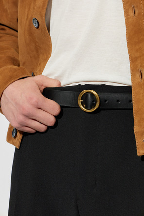 Ami Alexandre Mattiussi Leather belt