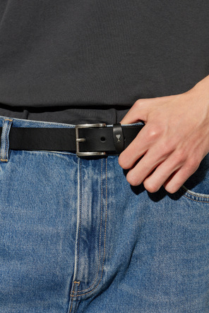 Ami Alexandre Mattiussi Leather belt