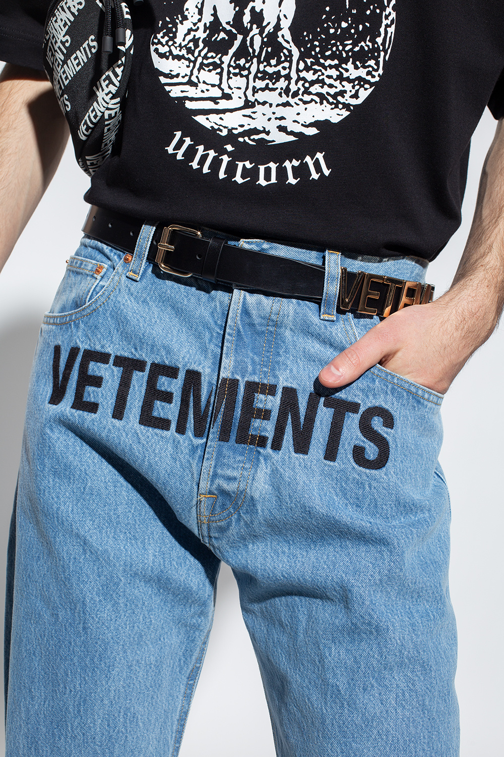 VETEMENTS Belt with logo