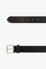VETEMENTS BLACK Leather belt