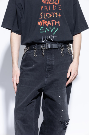 VETEMENTS Cinturón de cuero