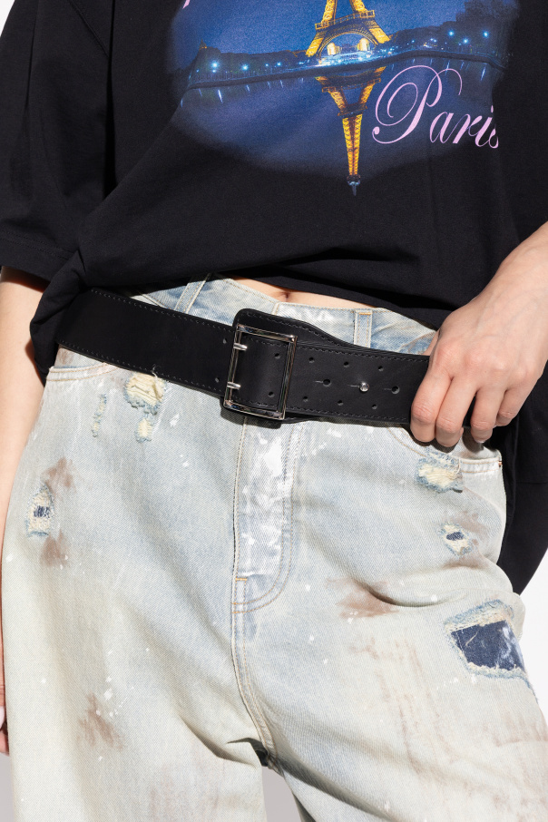 VETEMENTS Skórzany pasek