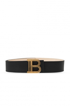 Balmain B-Belt logo-buckle belt