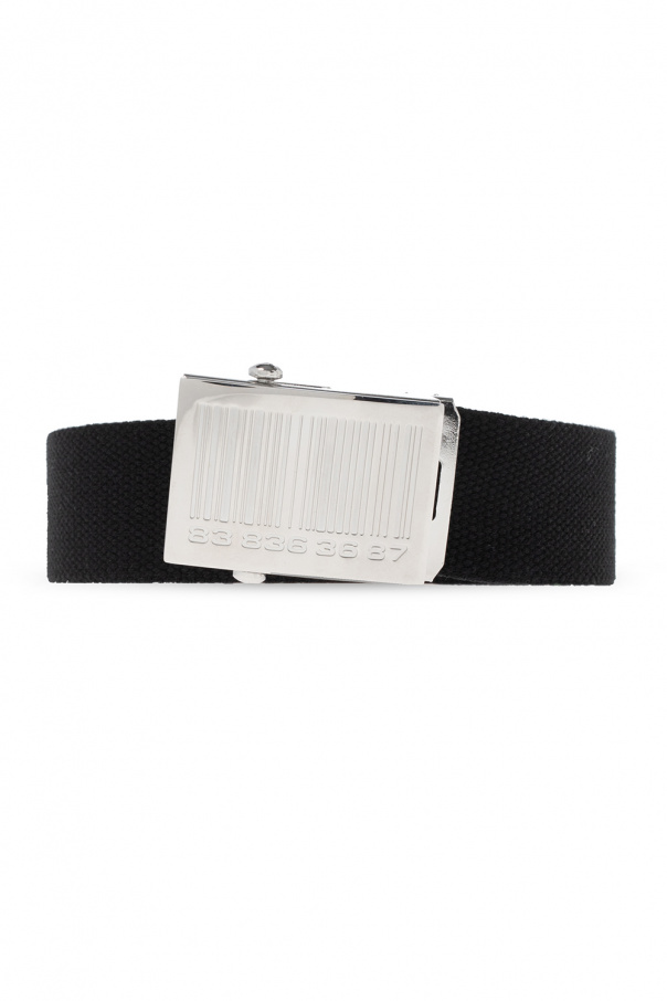 VTMNTS BLACK Belt with decorative buckle
