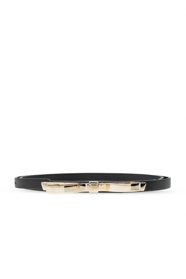 Red jersey valentino Belt with bow