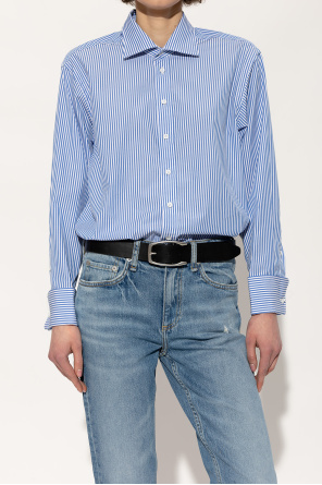 Leather belt od T-shirt Jixi En Coton 
