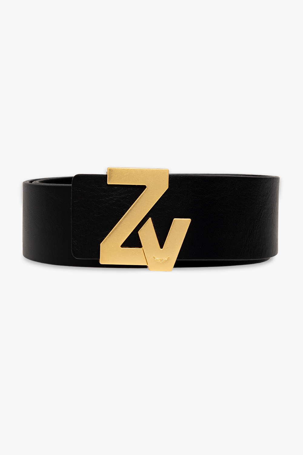 Zadig & Voltaire Leather belt with logo