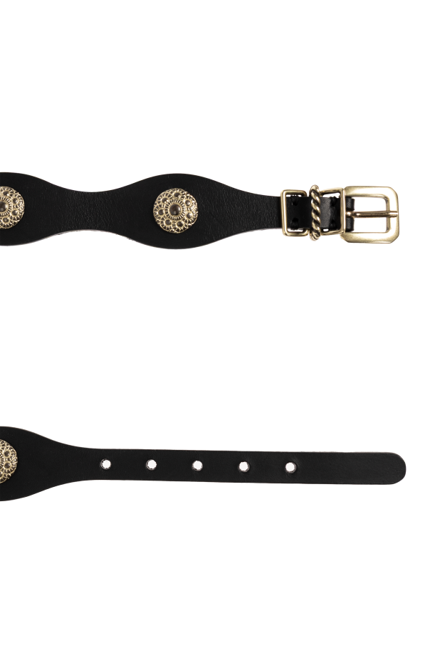 Etro Ledergürtel mit Applikationen