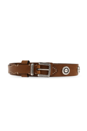 Leather belt