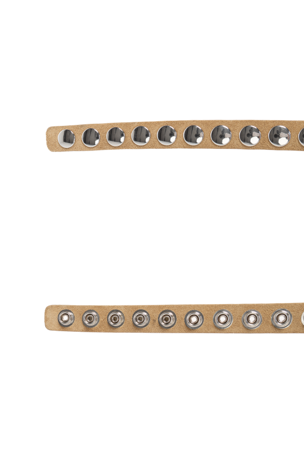 Iro Suede belt with studs