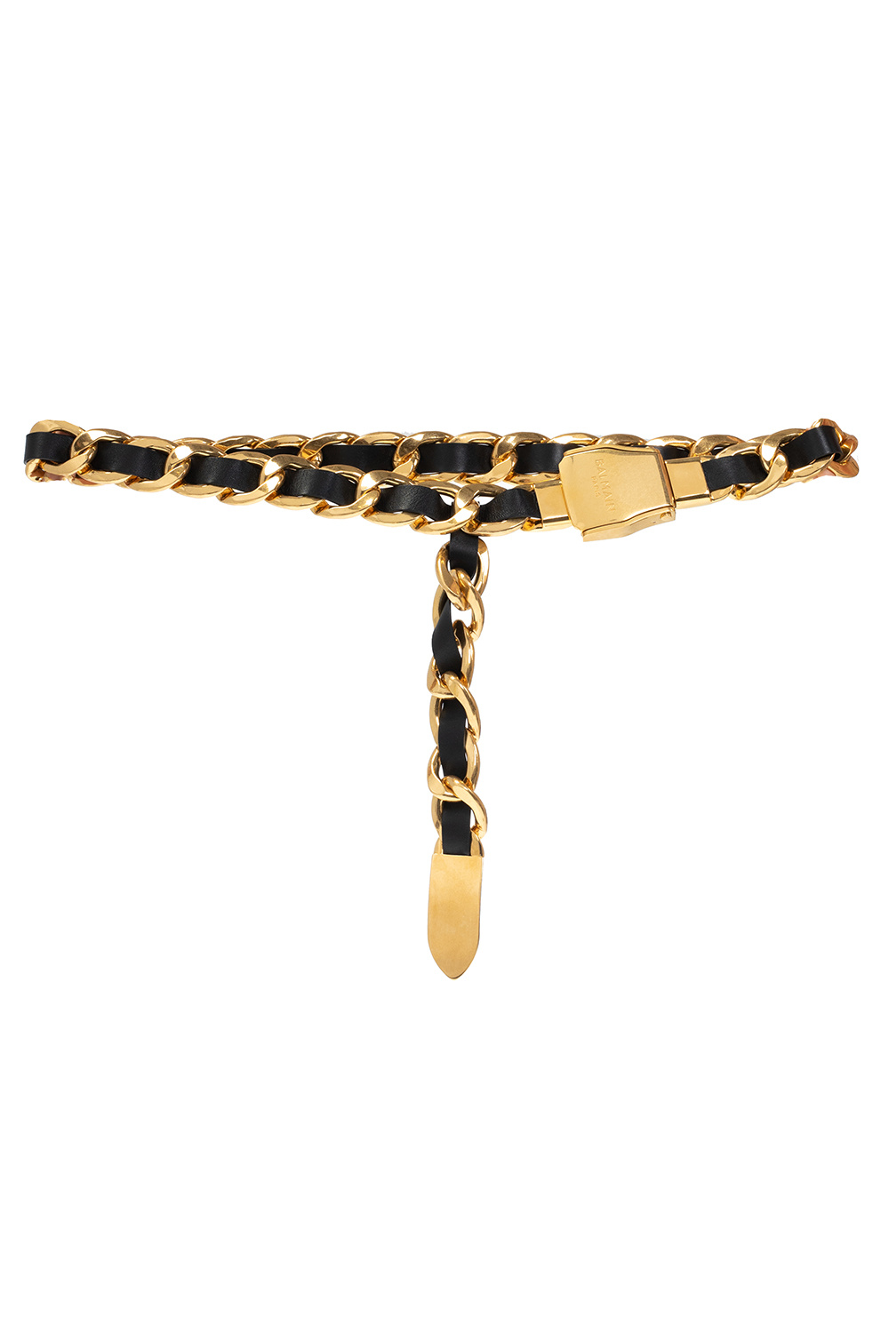 balmain babygrow Chain-trimmed belt