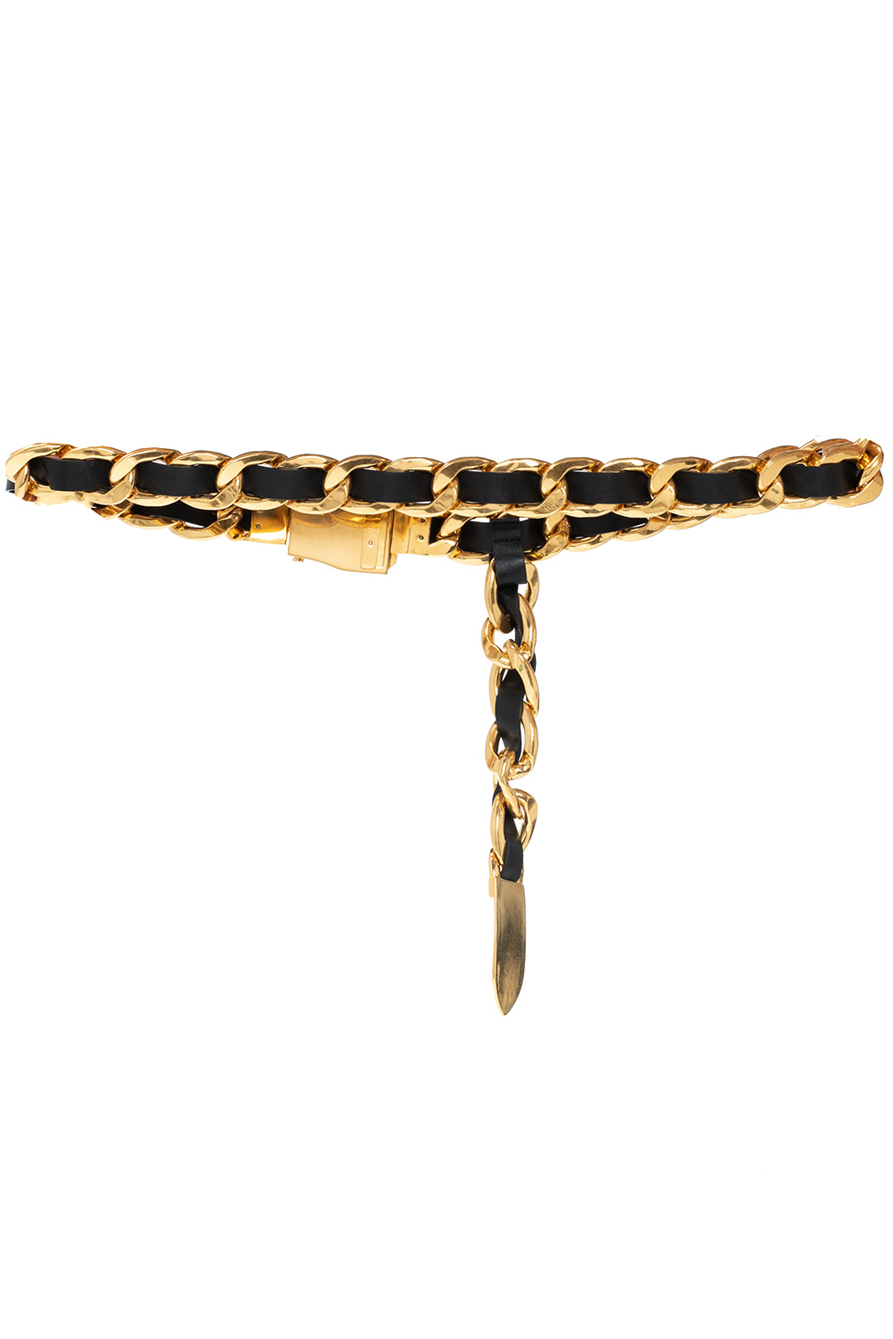 balmain babygrow Chain-trimmed belt