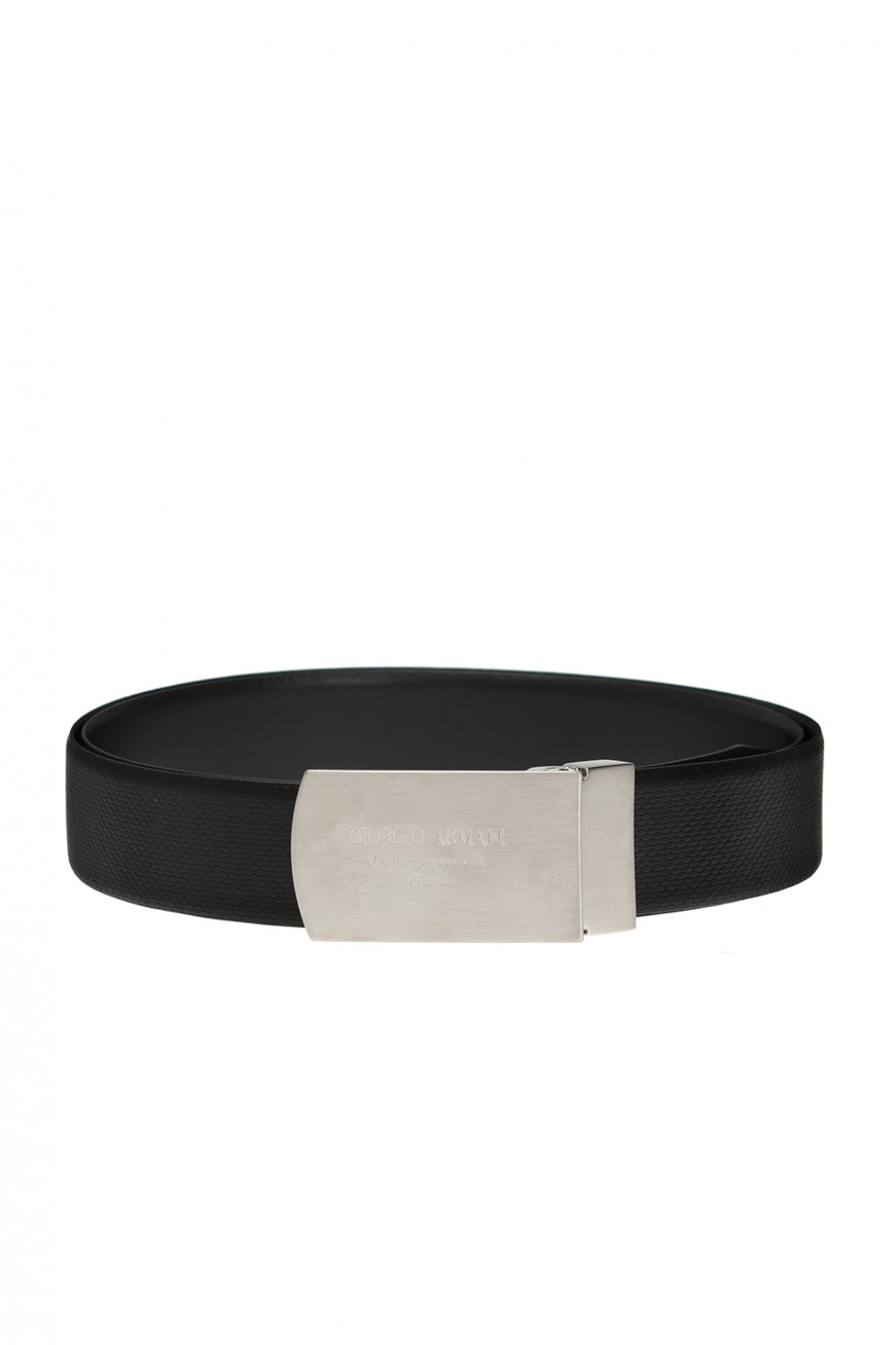 giorgio armani leather belt