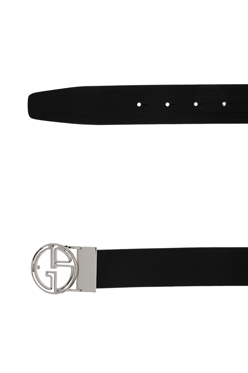 Giorgio Armani Leather belt with logo