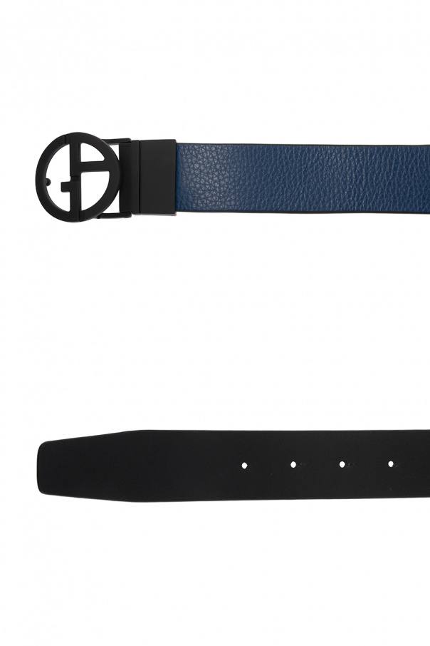Giorgio flat Armani Reversible belt with logo