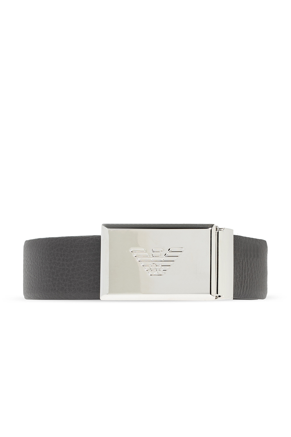Emporio Armani Leather belt with logo