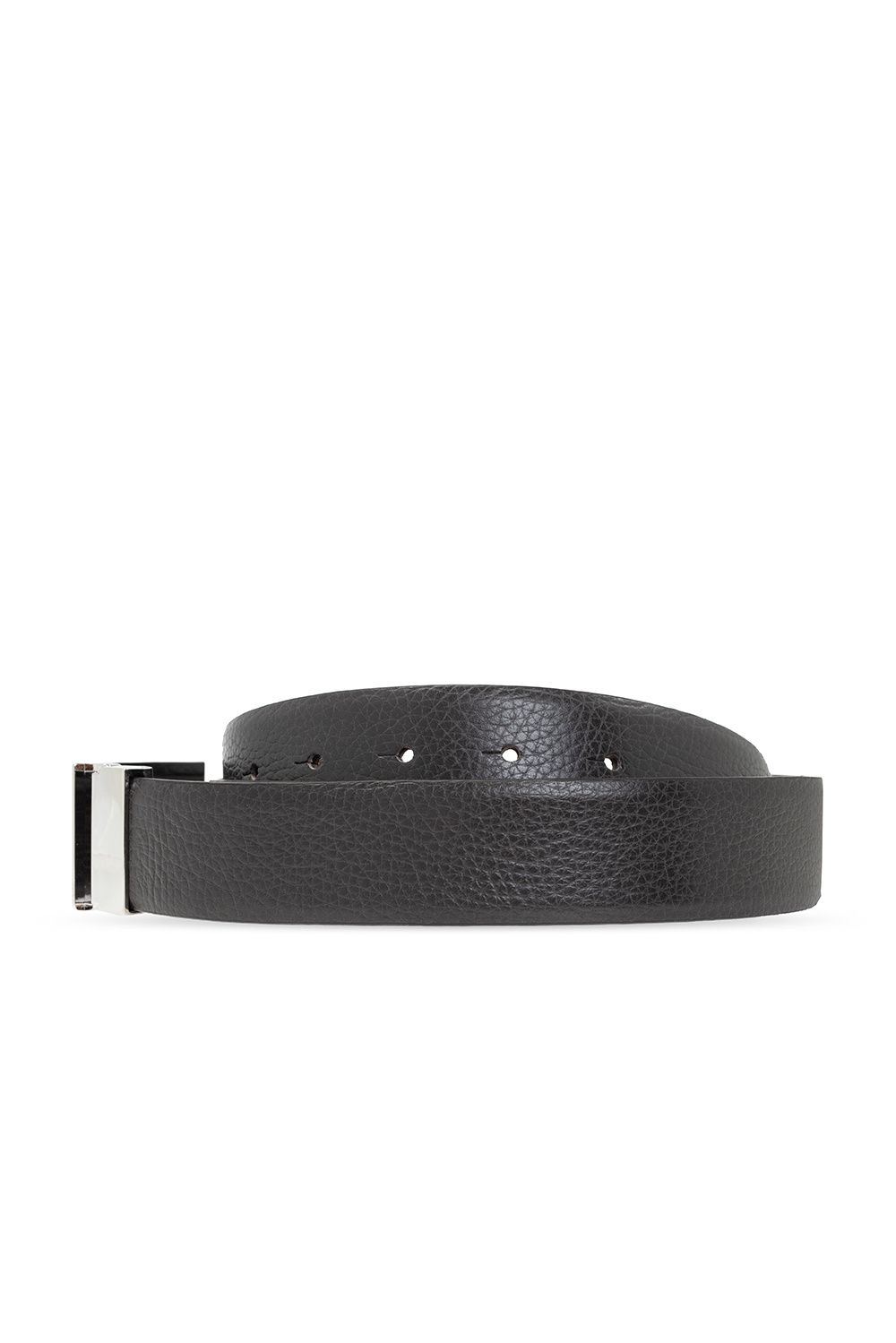 Emporio Armani Leather belt with logo