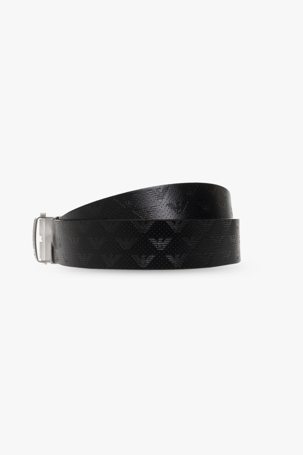 Emporio armani puffer Leather belt