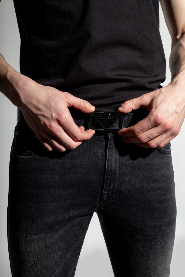 Emporio Skinny-Jeans Armani Reversible belt