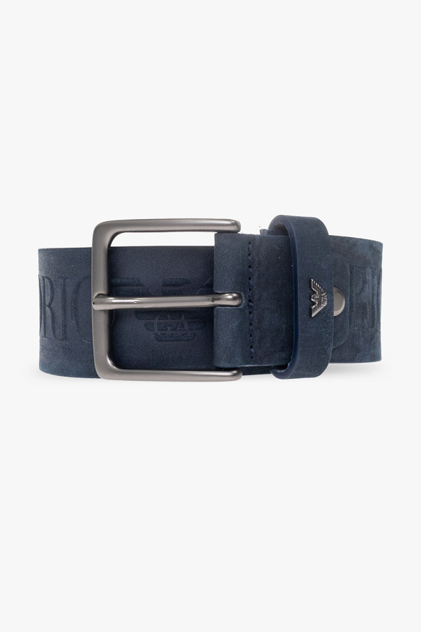 Emporio Armani signature Leather belt