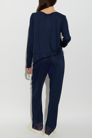 Hanro Zweiteiliger Pyjama aus der Kollektion ‘Azelia’