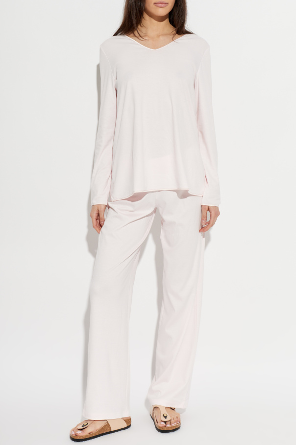 Hanro Pijama de dos piezas de la colección ‘Cotton Silk’