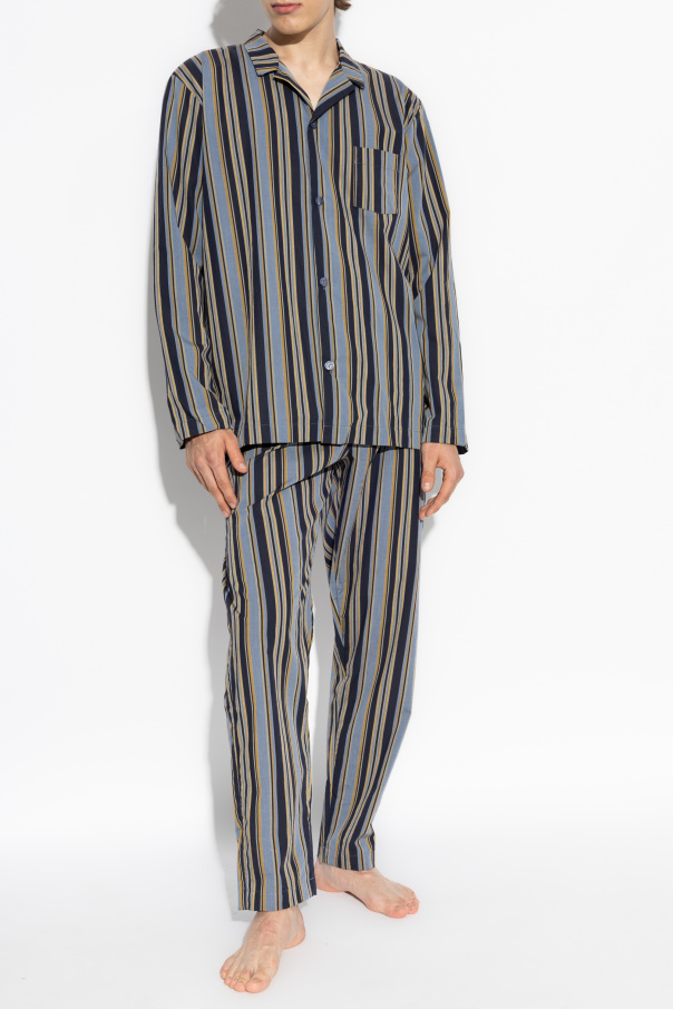 Hanro Striped Pattern Pyjamas