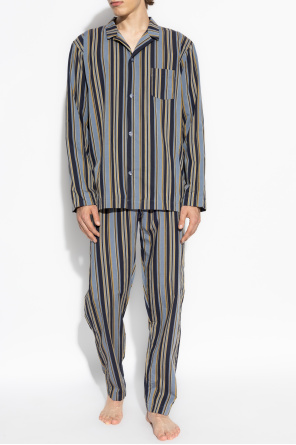 Hanro Striped Pattern Pajamas