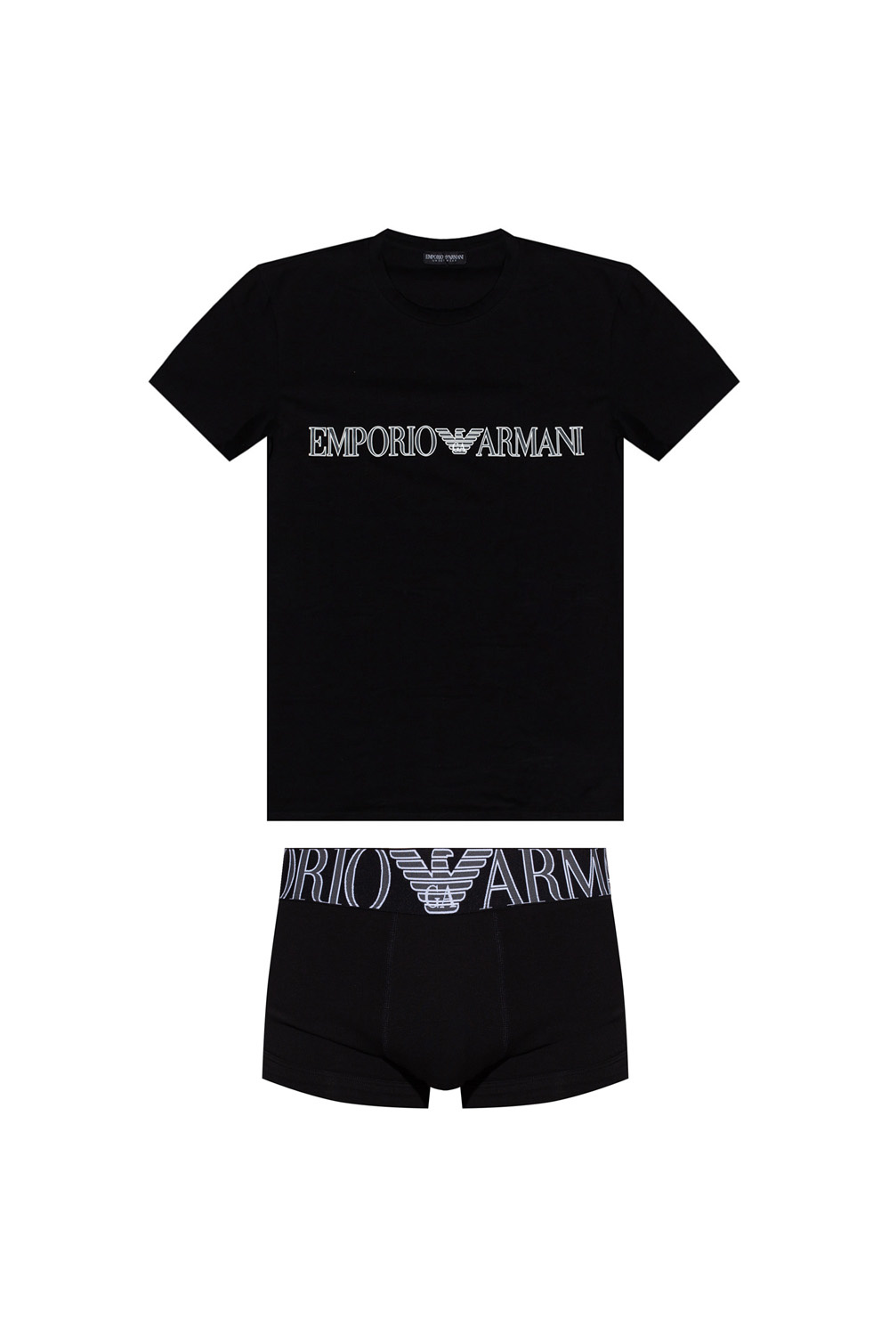 Emporio Armani T-shirt & boxers with logo