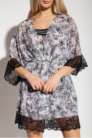 Emporio Armani Floral bathrobe