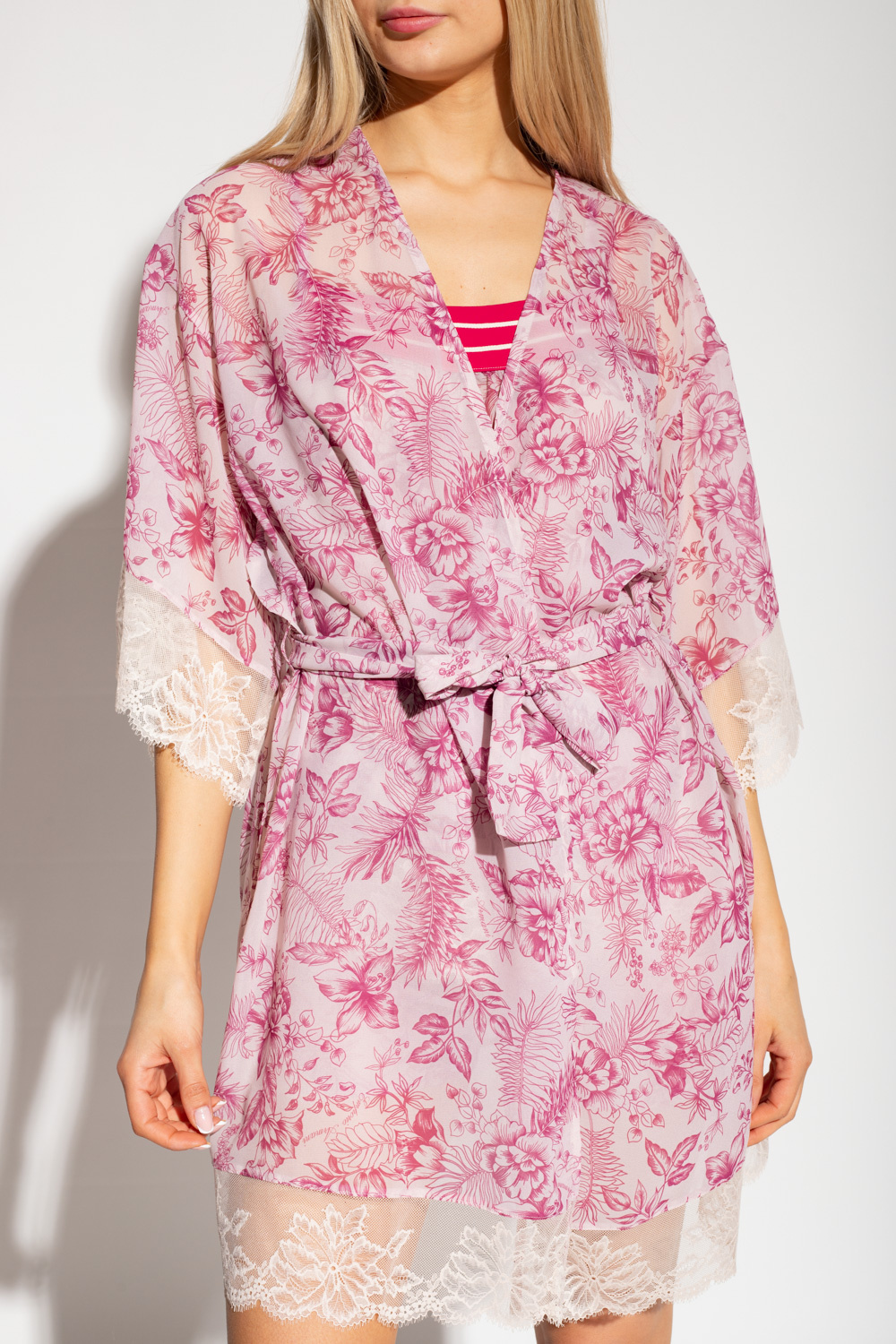 Emporio Armani Floral bathrobe