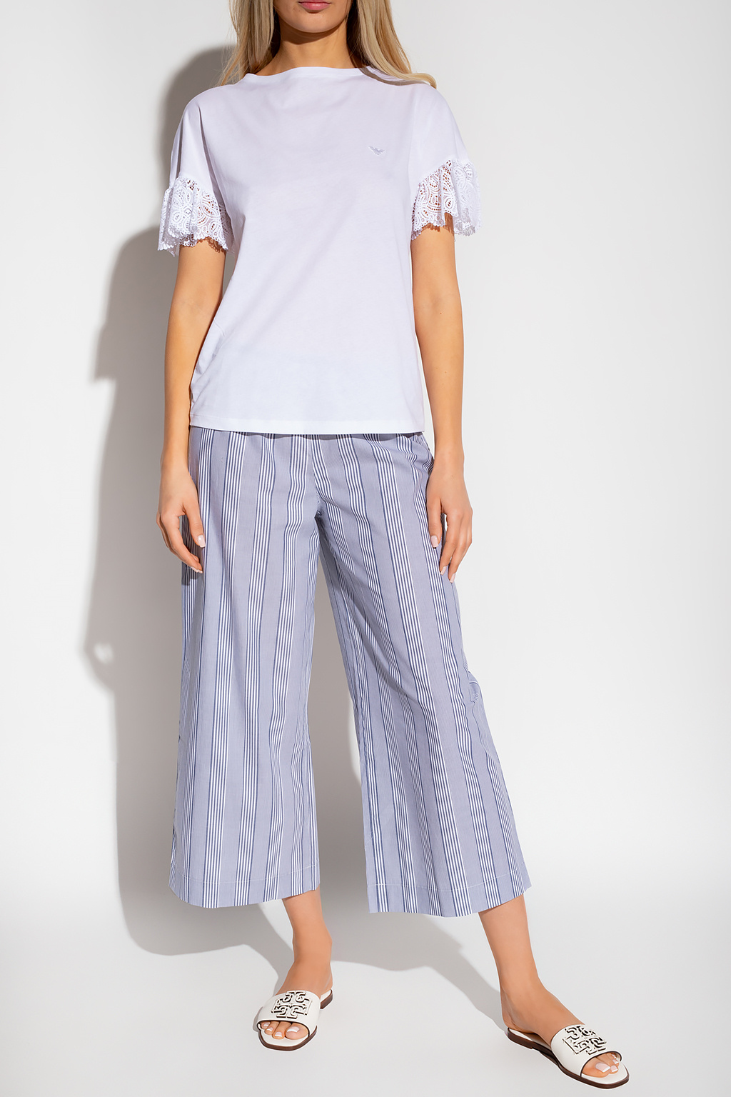 Emporio Armani Pyjama top & tweed trousers