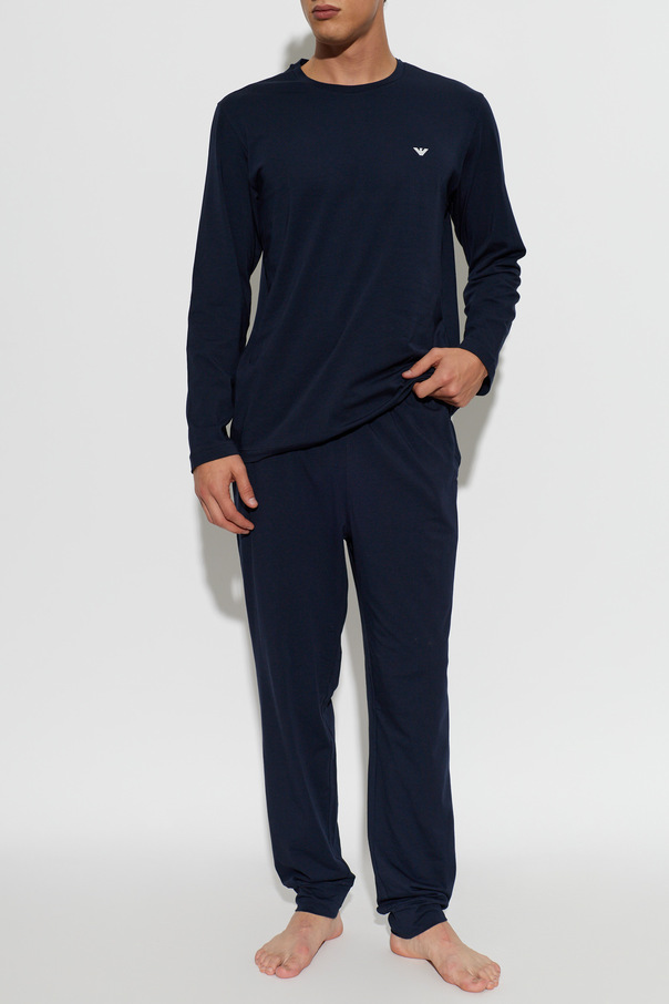 Emporio Armani Two-Piece Pajama Set
