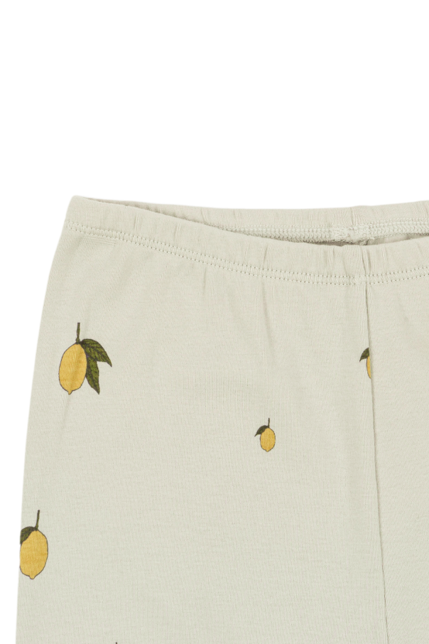 Konges Sløjd Two-piece pyjama with lemon motif