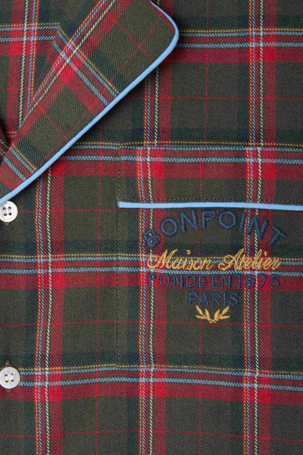 Bonpoint  Zweiteiliger Pyjama mit Karomuster