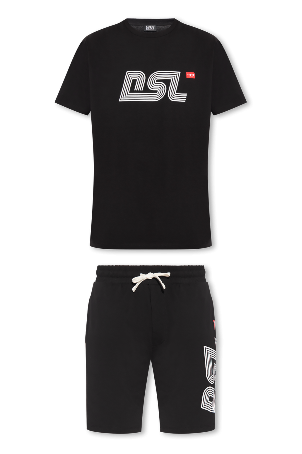 Diesel ‘UMSET-WILORT’ T-shirt & shorts set