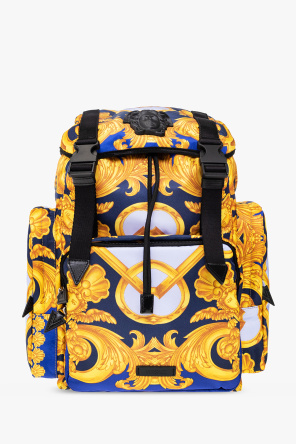 'barocco 660’ printed backpack od Versace