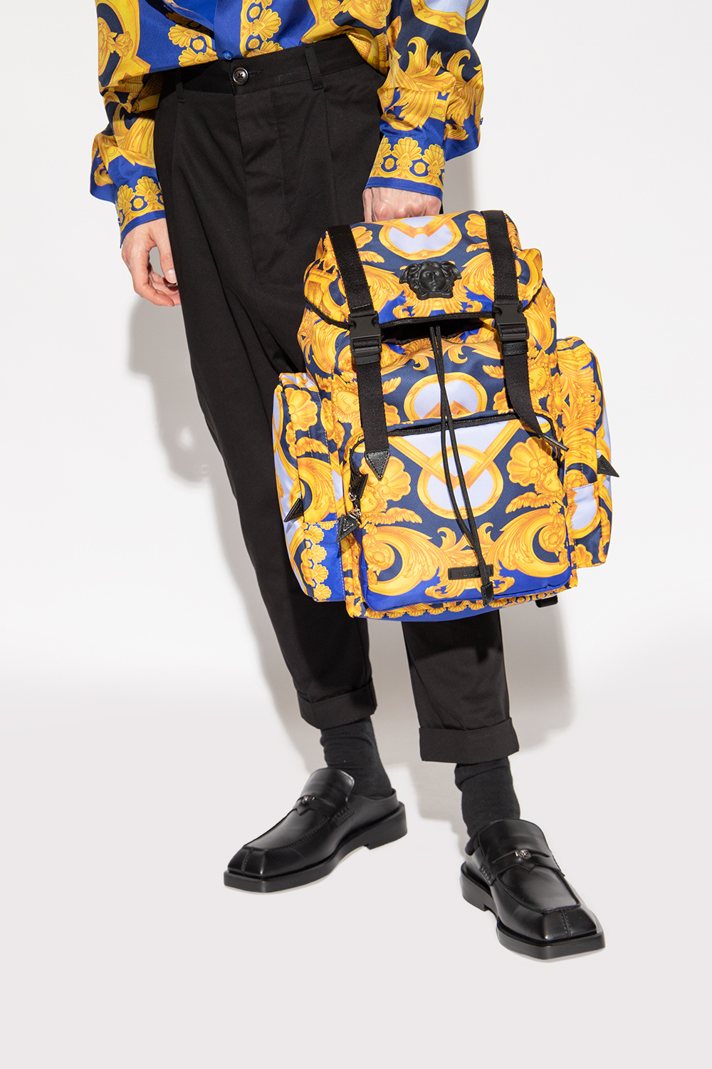 Versace 'Barocco 660’ printed backpack