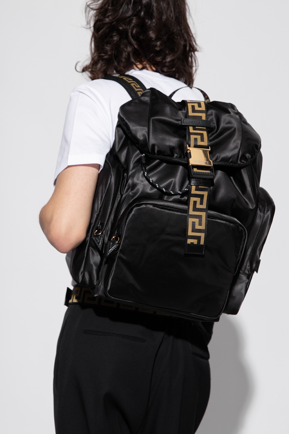 のため Versace 1003066 DNYGR3 GRECA Backpack バックパック リュック (VERSACE/バックパック ...